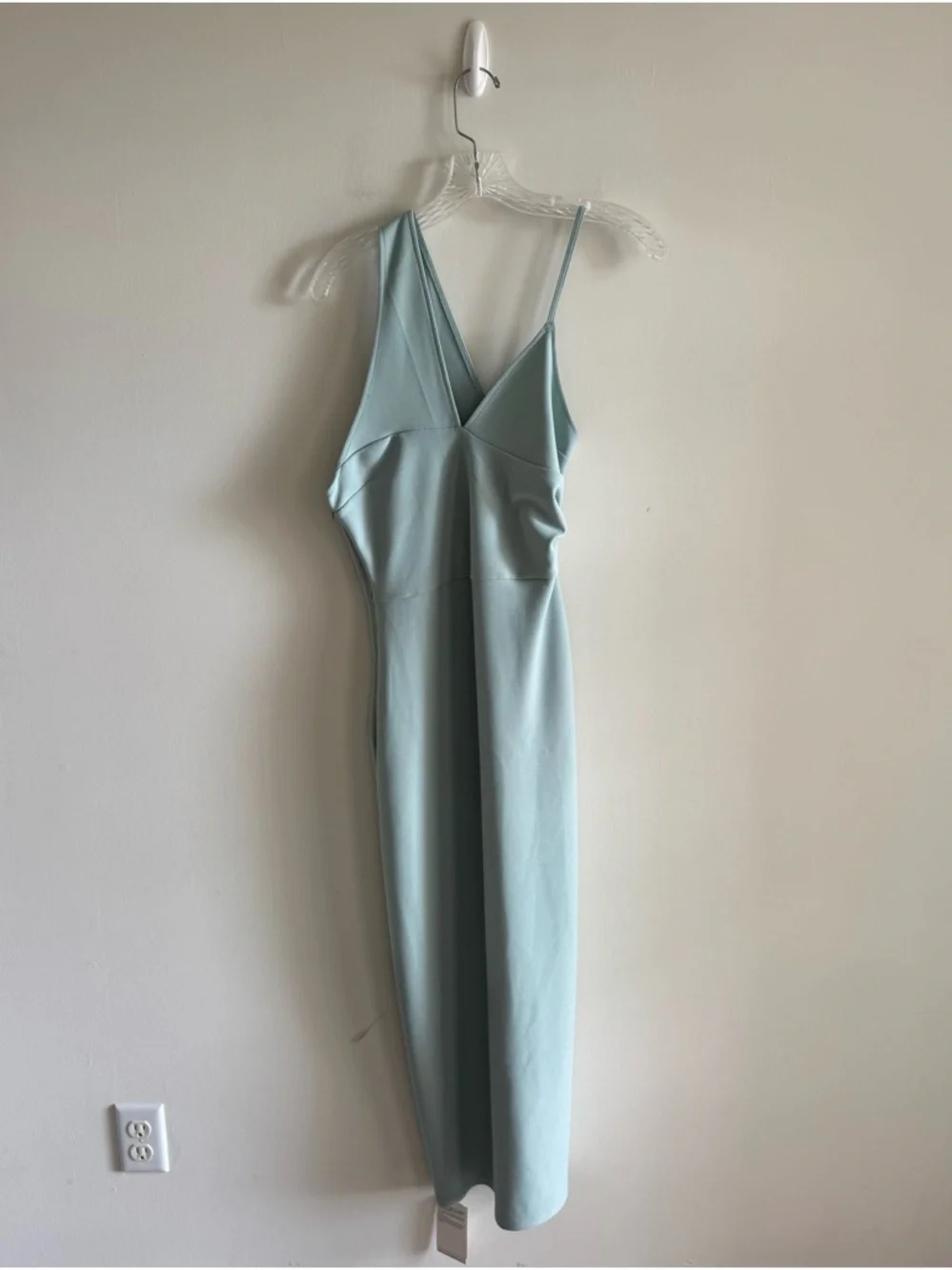 NWT Abercrombie and Fitch Asymmetrical Ruched Maxi Dress